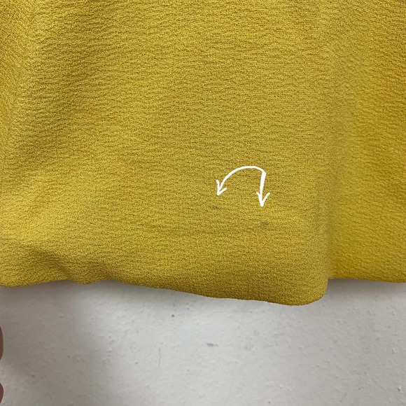 NEW Dress the Population Canary Yellow Sandra Crepe Mermaid Gown Maxi Dress - Picture 7 of 7